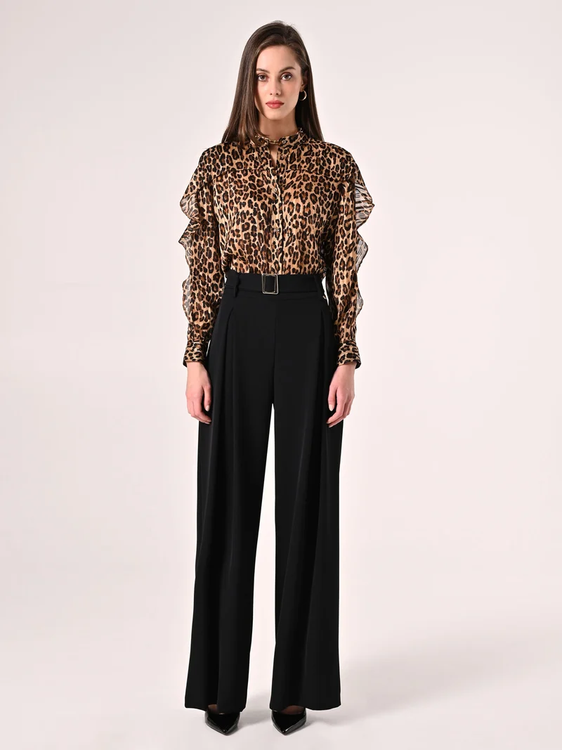 Camicia Maculata con Rouche