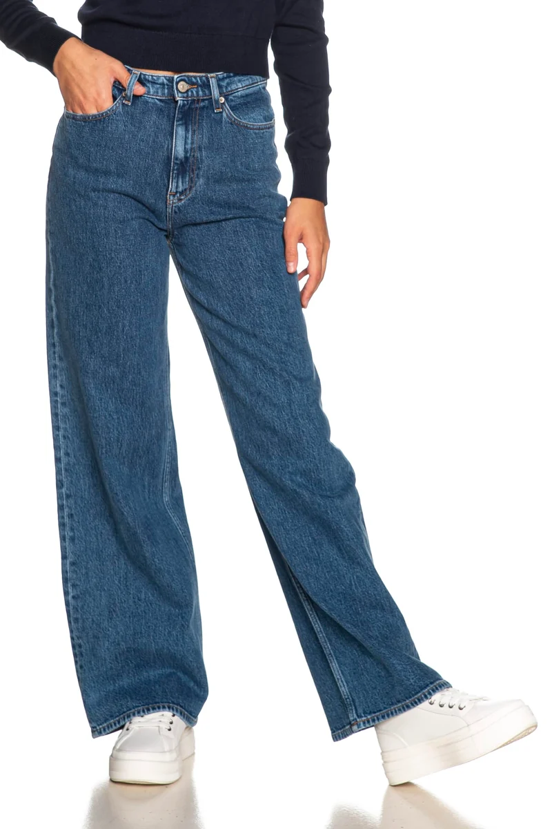 Jeans Tommy Hilfiger Claire High Rise W Da Donna Denim Blu Medio