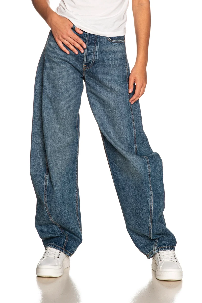 Jeans Tommy Hilfiger Ella Mid Brll Da Donna Denim Blu Medio