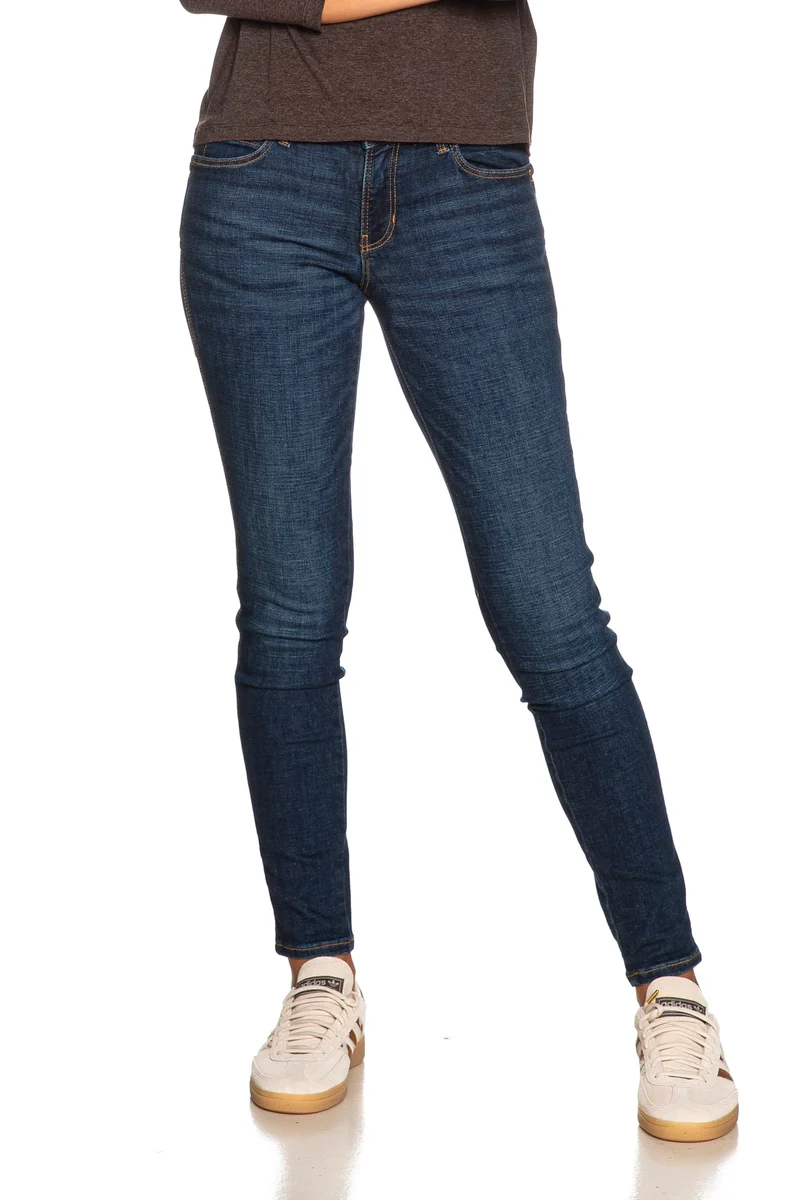 Jeans Guess Aj2 Curve X Da Donna In Denim Dark Blu