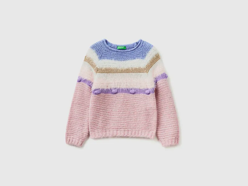 Maglia a righe con lurex