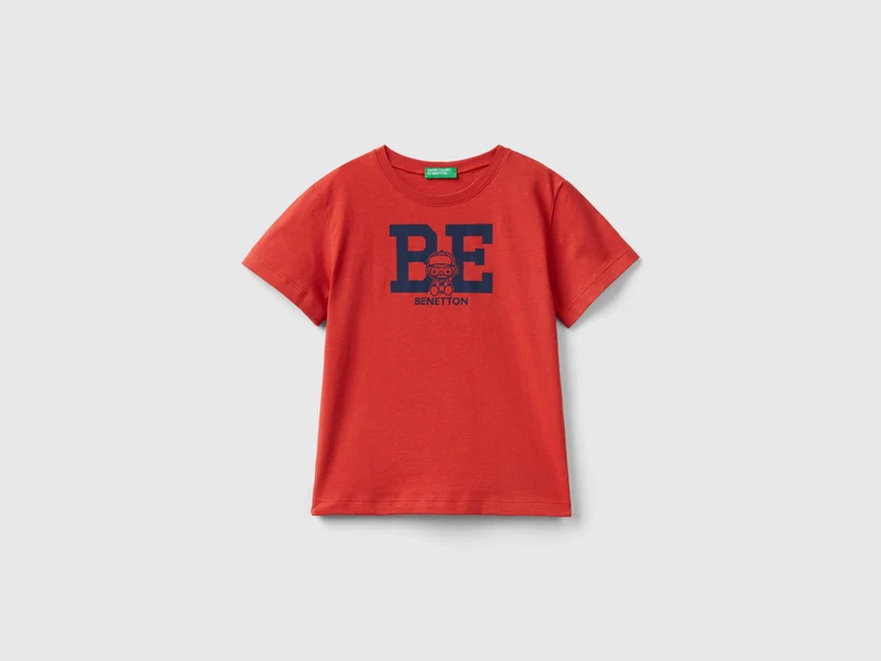 T-shirt 100% cotone con logo