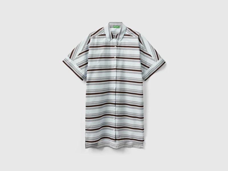 Vestito camicia a righe