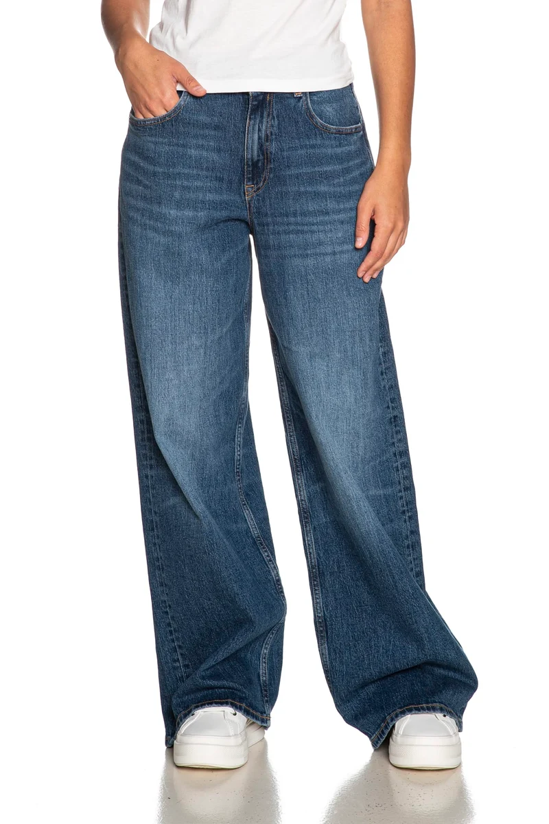 Jeans Tommy Hilfiger Charlie Mr Lo Da Donna Denim Blu Medio Scuro