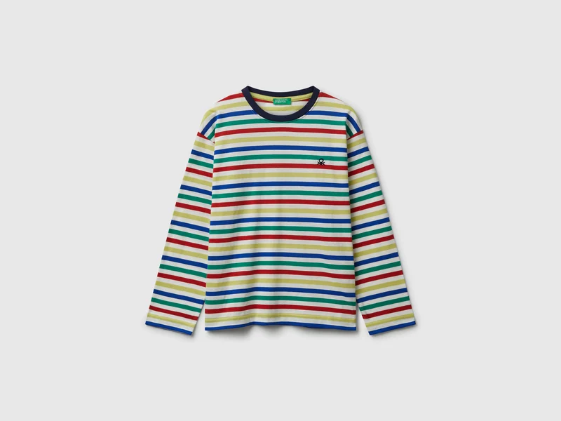 T-shirt manica lunga a righe
