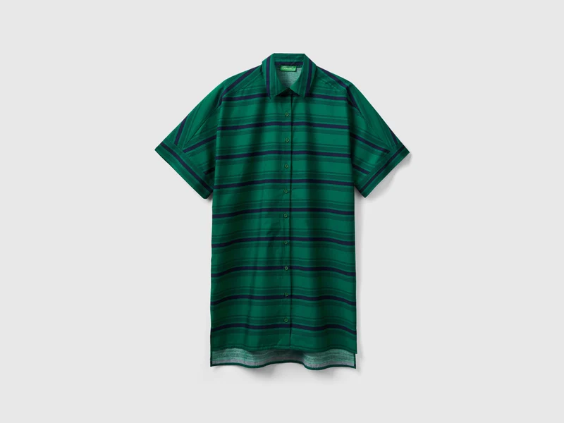 Vestito camicia a righe