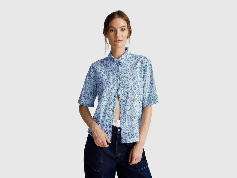Camicia fantasia a manica corta