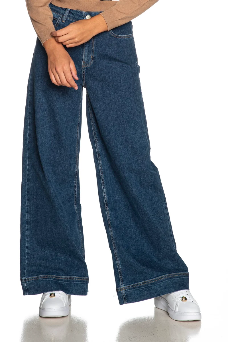 Jeans Emme Di Marella Emmwide Da Donna Denim Blu Medio