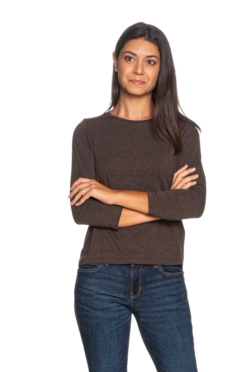 T Shirt Emme Di Marella Emmmora Da Donna Marrone Caffè Melange