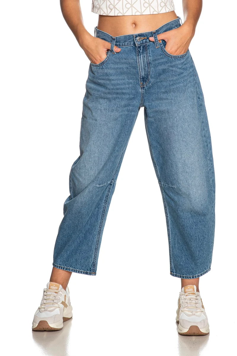 Jeans Calvin Klein Cr Brll Tinted Da Donna Denim Blu Medio Chiaro