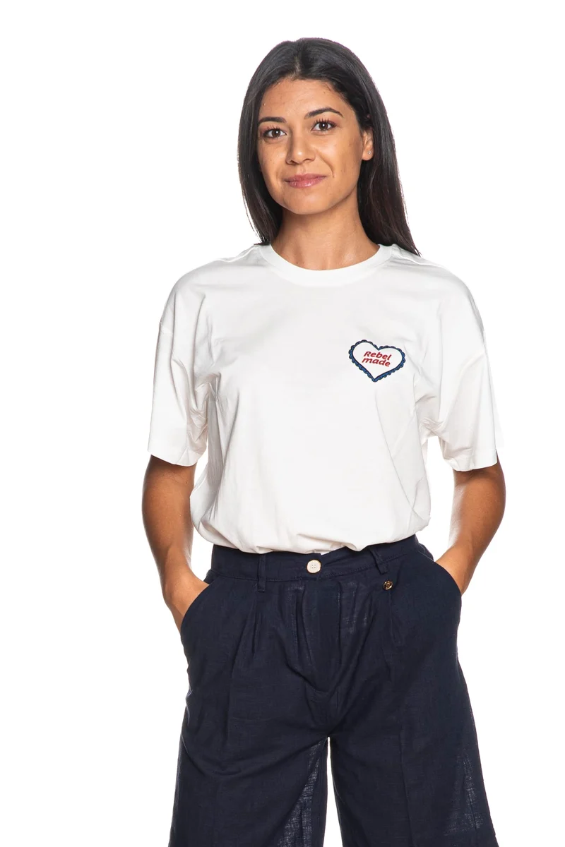 T Shirt Only Vivvi Lovely Da Donna Latte