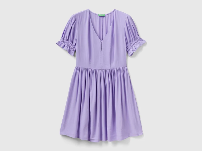 Vestito corto 100% viscosa