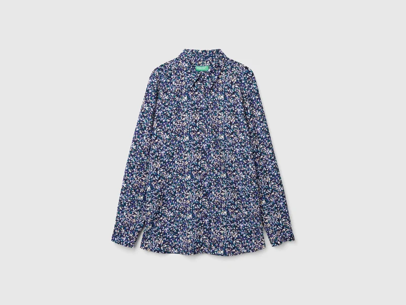 Camicia fantasia in viscosa