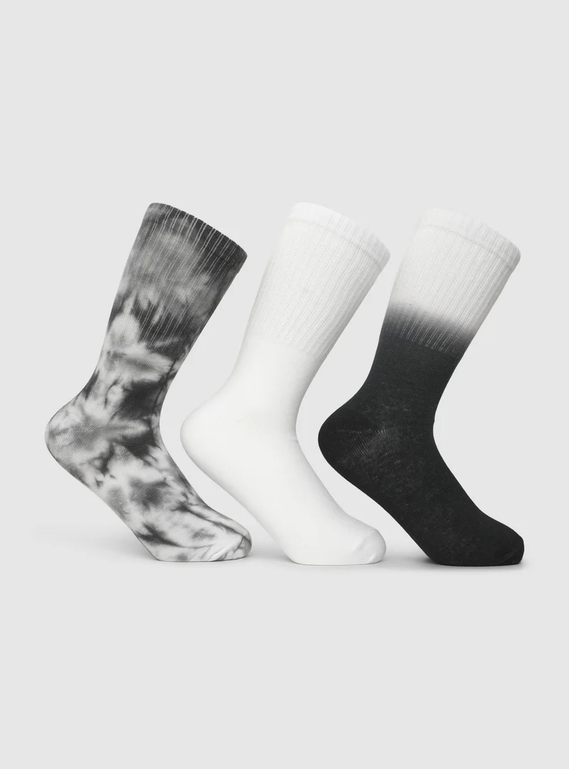 Pack 3 calzini urban con stampe