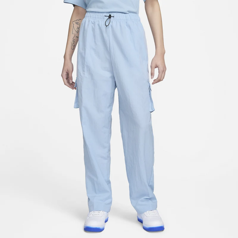 Nike Pantaloni cargo a vita alta in tessuto