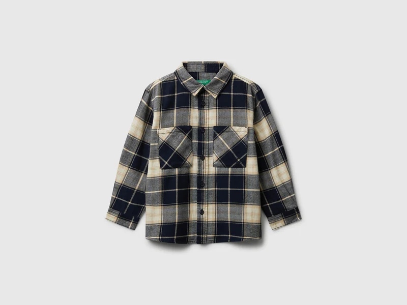 Camicia a quadri 100% cotone