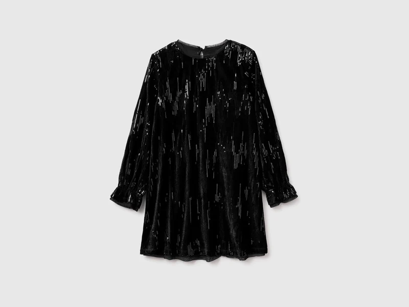 Vestito in velluto con paillettes