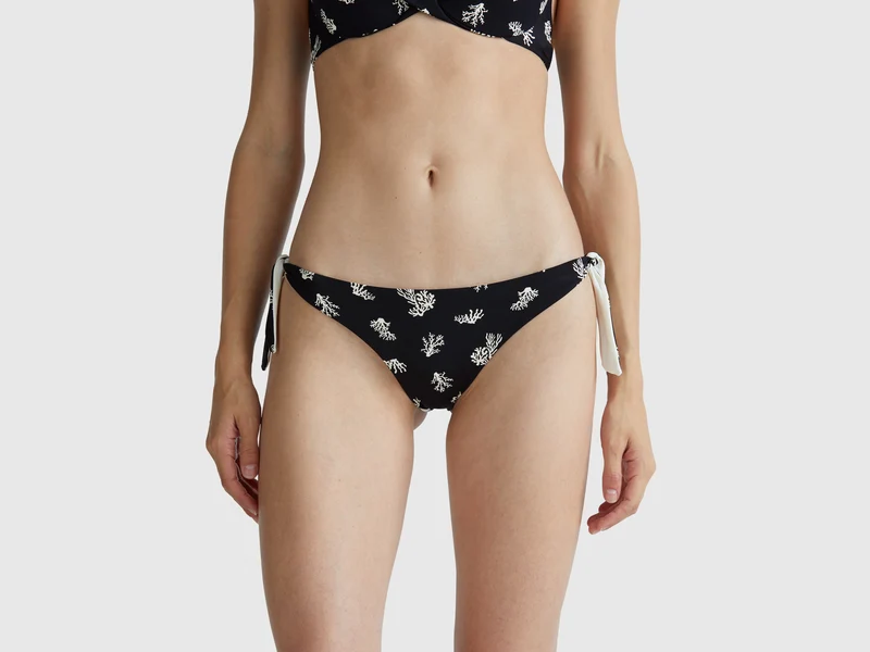 Slip mare con stampa coralli
