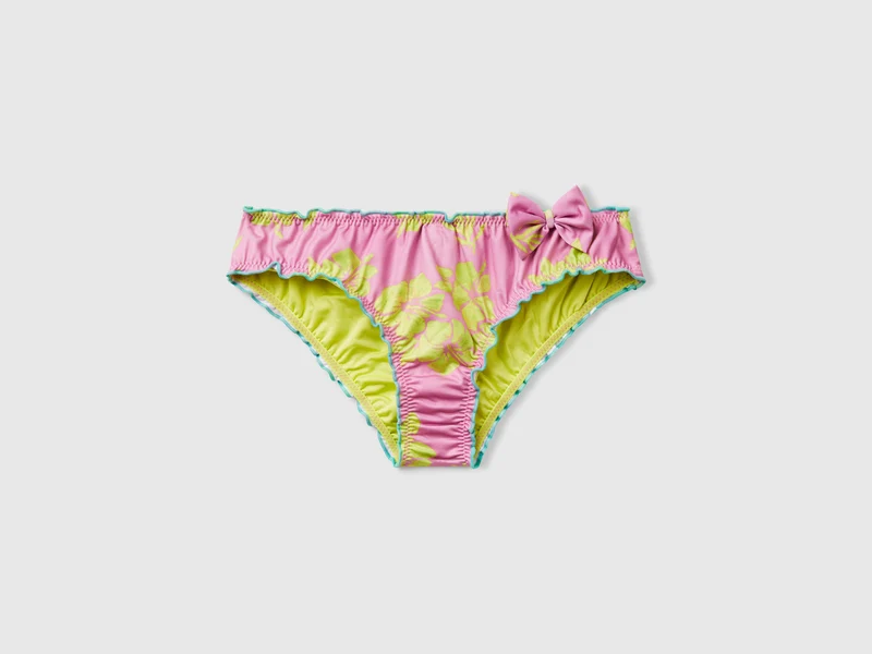 Slip mare con stampa floreale