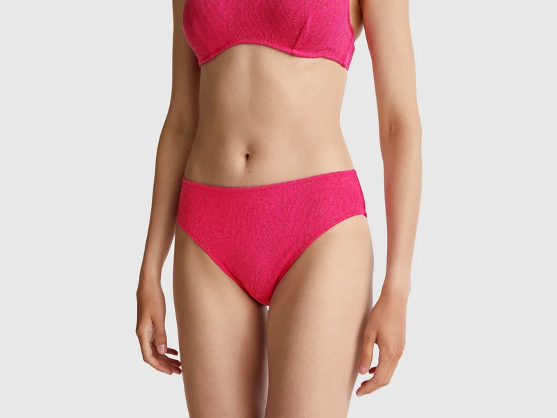 Slip costume animalier fianco alto