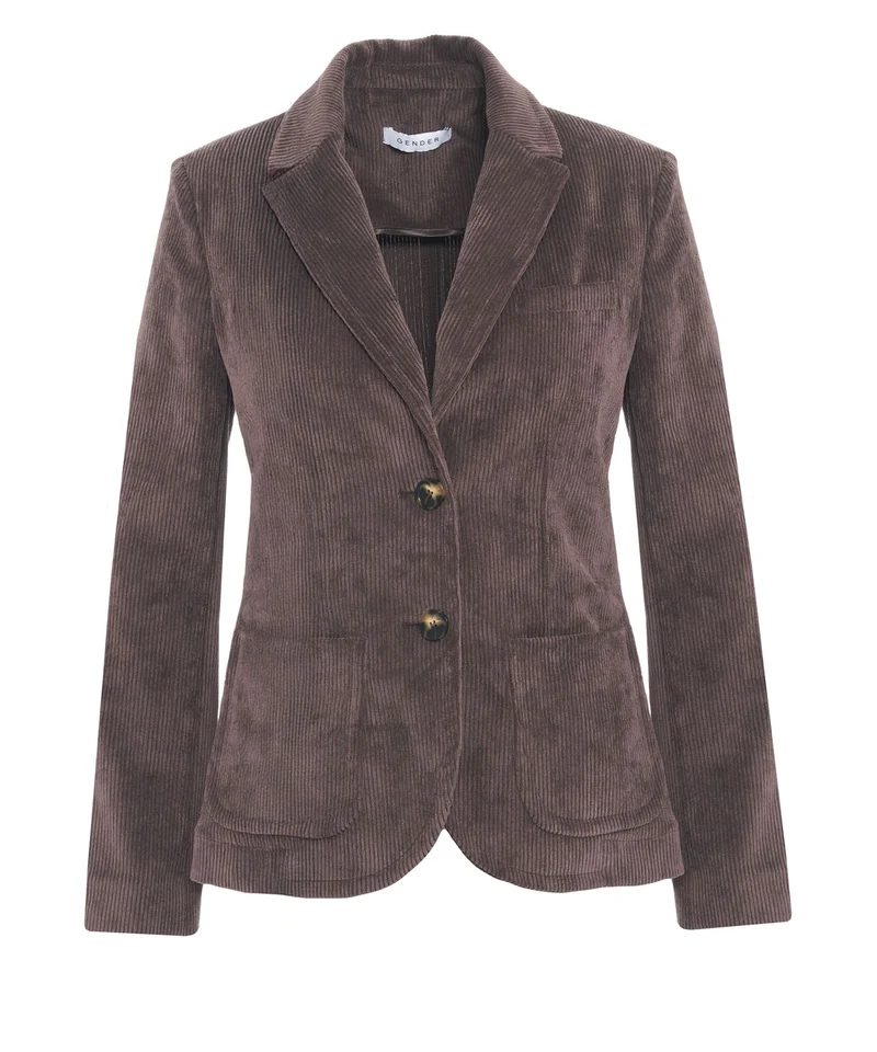 Blazer in velluto a coste