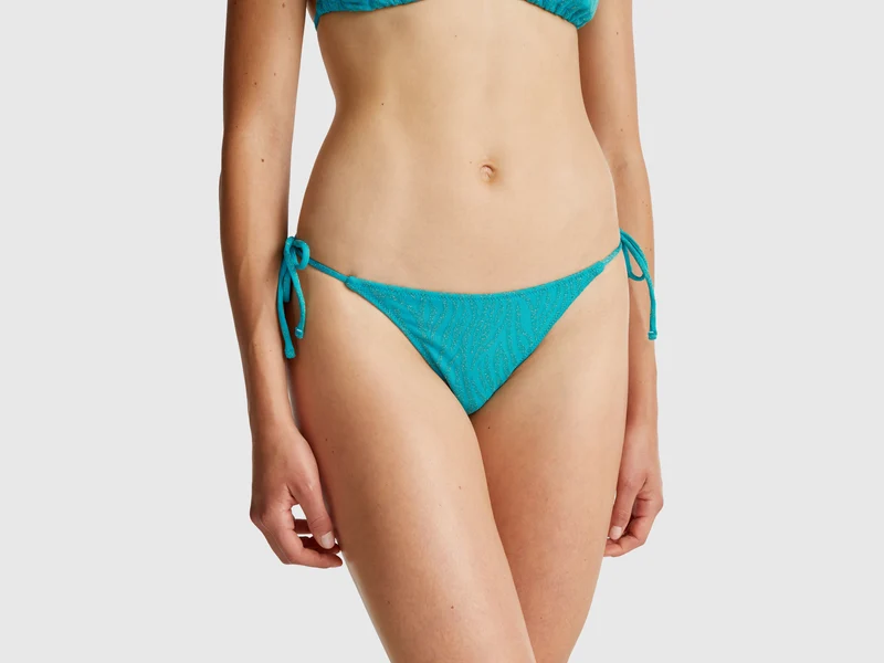 Slip mare animalier con lurex