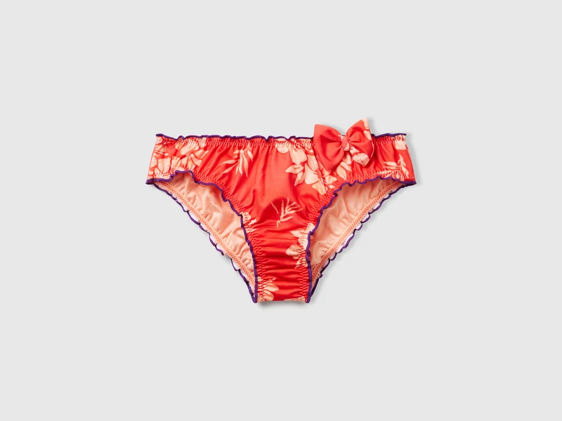 Slip mare con stampa floreale