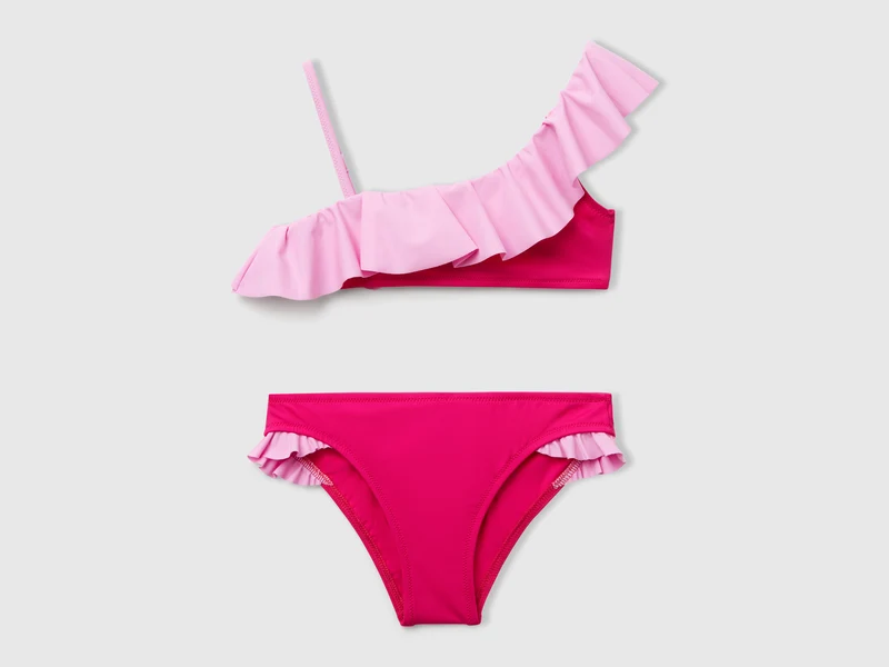 Bikini mare con volant