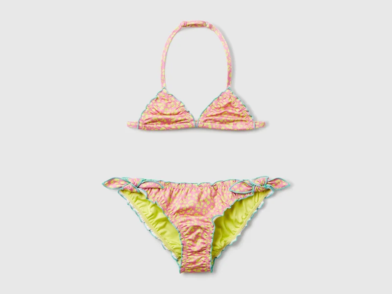 Costume bikini con stampa animalier