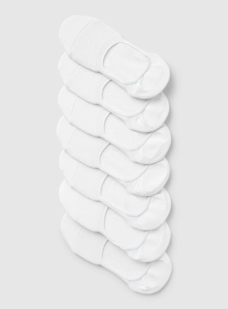 Pack 7 calzini fantasmini con grip interno