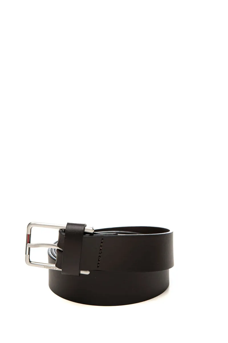 Cinta Tommy Hilfiger Austin 3.5 Da Uomo Marrone In Pelle