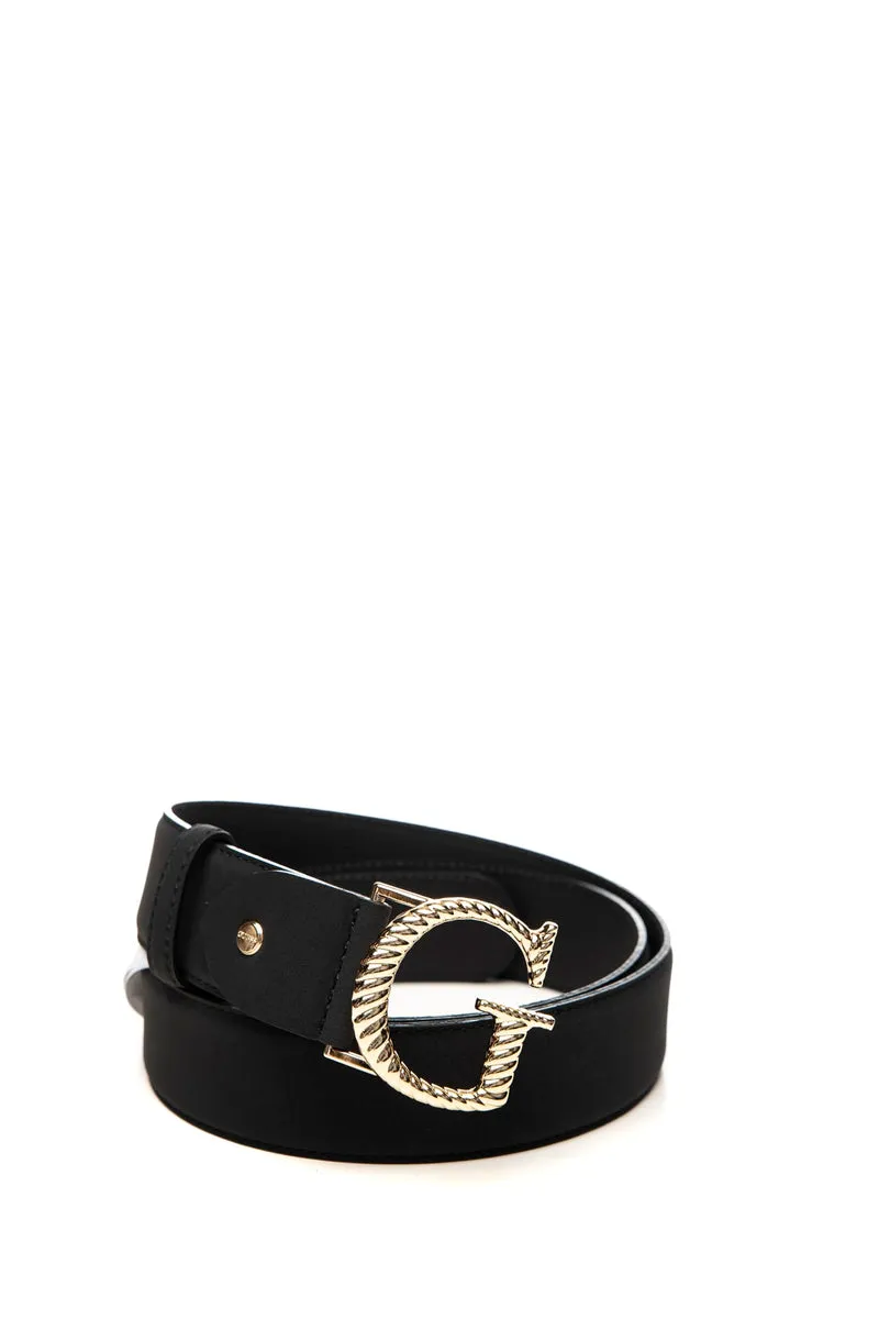 Cinta Guess Adj And Not Rev 3,5 Da Donna Nera In Poliuretano