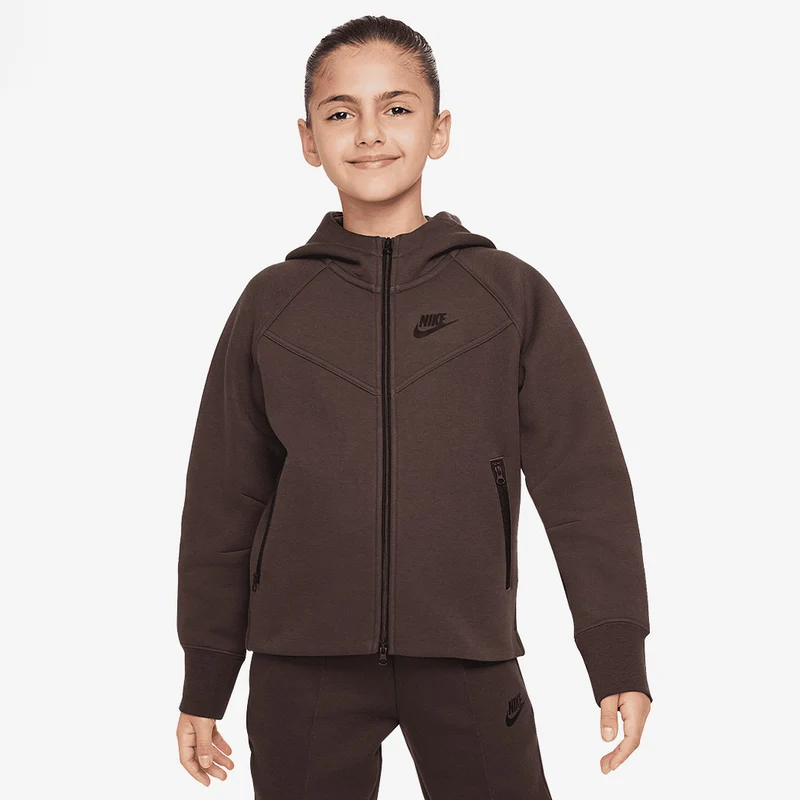 Hoodie Nike Sportswear Bambini Grandi Tech Fleece Zip Lunga (8-15 Anni)