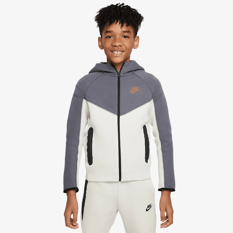 Hoodie Nike Sportswear Bambini Grandi Tech Fleece Zip Lunga (8-15 Anni)