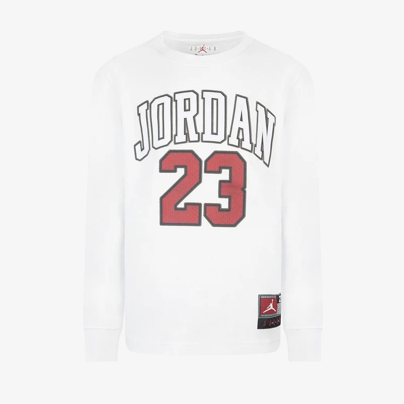 Tee Jordan Bambini Grandi Practice Flight Maniche Lunghe (8-15 Anni)