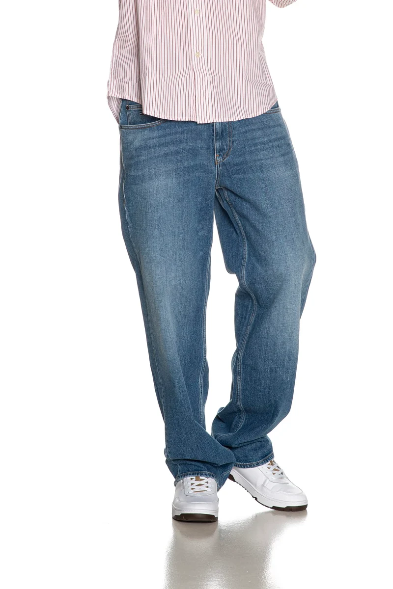 Jeans Tommy Hilfiger Jaime Rlxd Str Da Uomo Denim Blu Medio