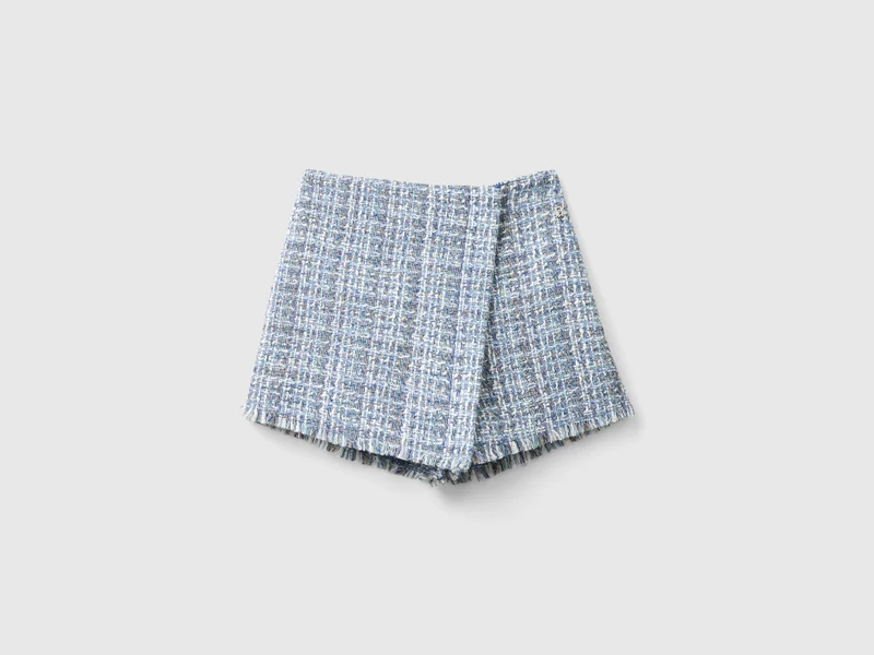 Gonna pantalone in tweed