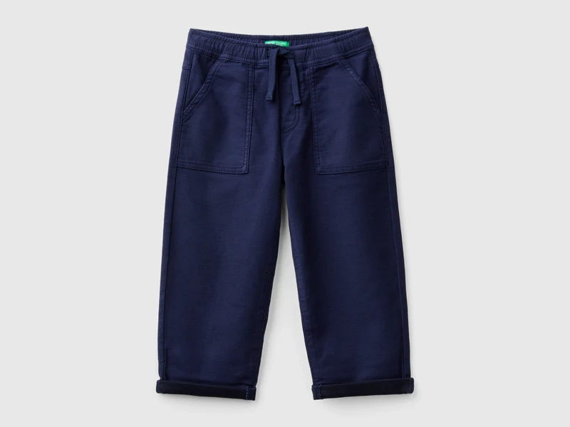 Joggers in misto cotone con coulisse