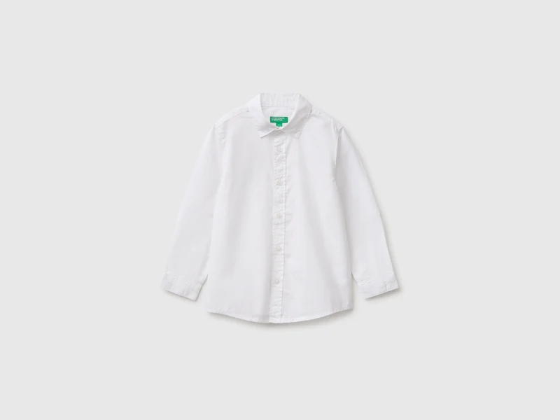 Camicia a righe 100% cotone
