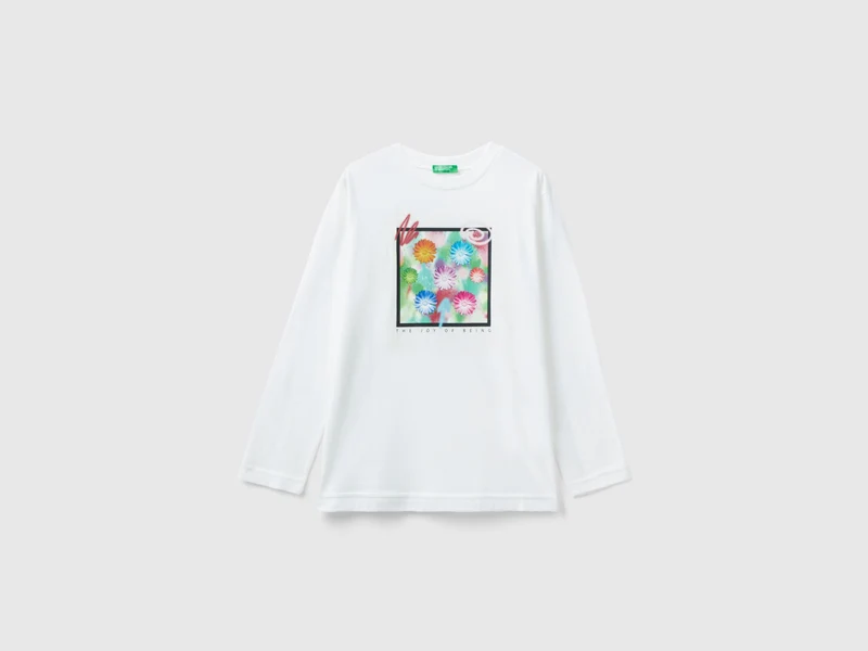 Calda t-shirt con stampa fotografica