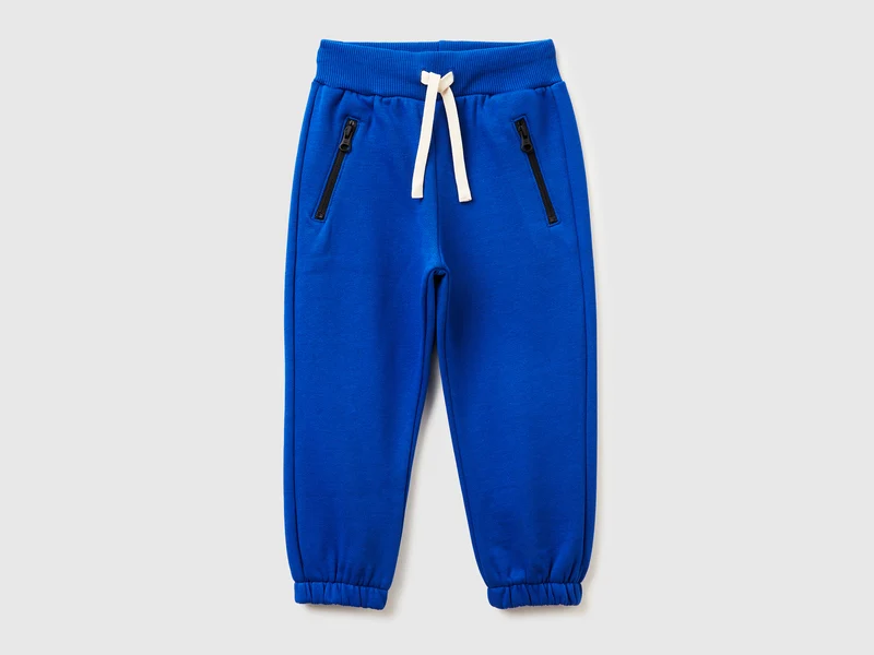 Joggers in calda felpa con coulisse