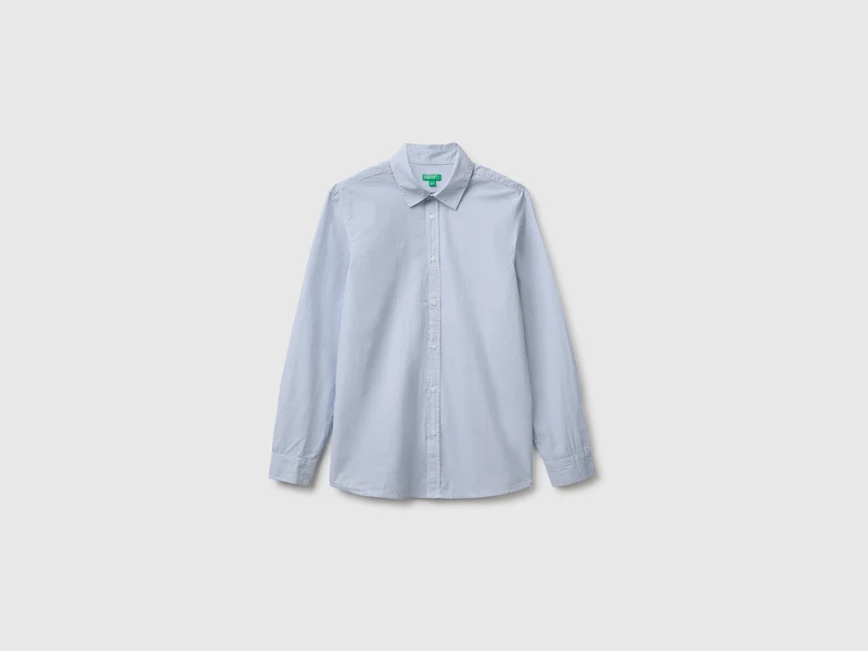 Camicia a righe 100% cotone