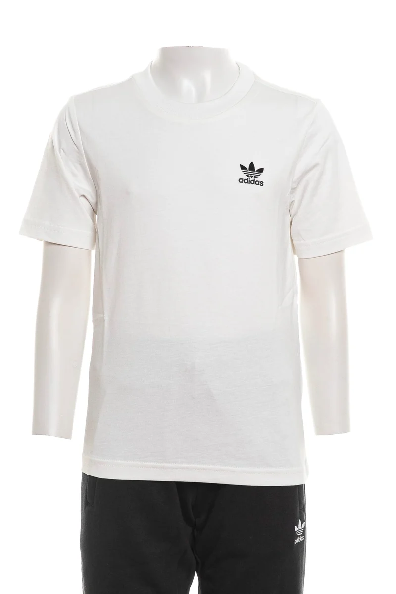 T Shirt Adidas Originals Tee Da Bambino Bianca