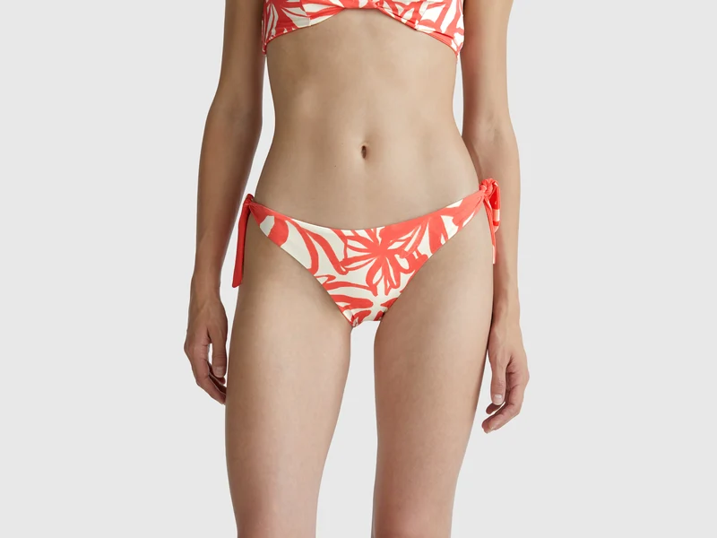 Slip mare con stampa floreale