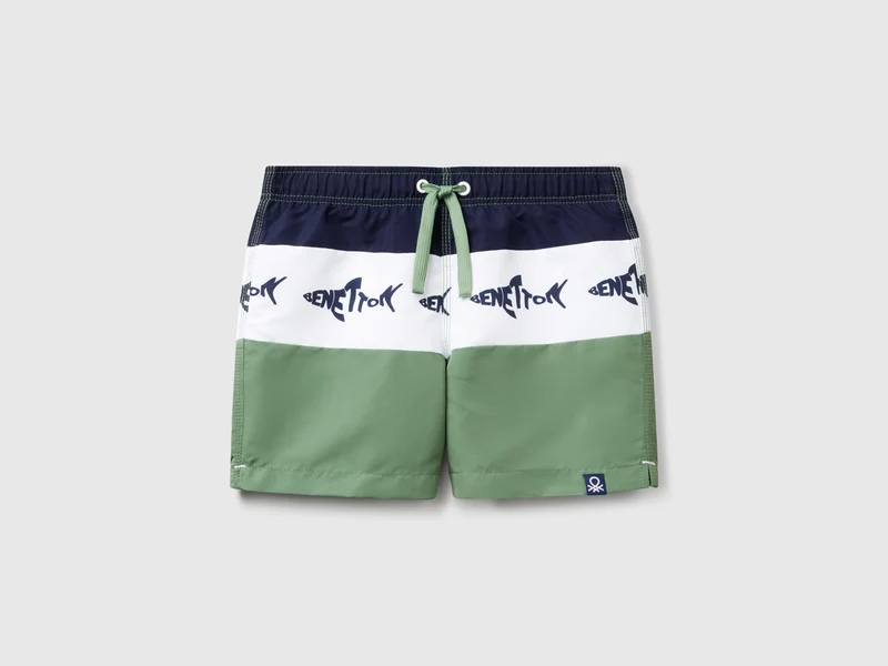 Boxer mare con stampa squali