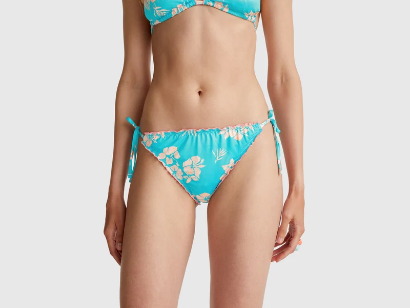 Slip mare con stampa fiori