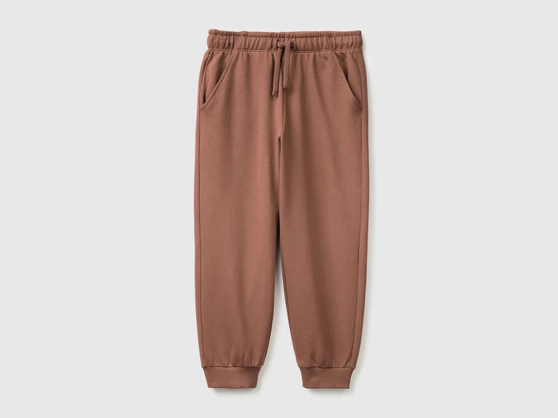 Joggers in felpa 100% cotone