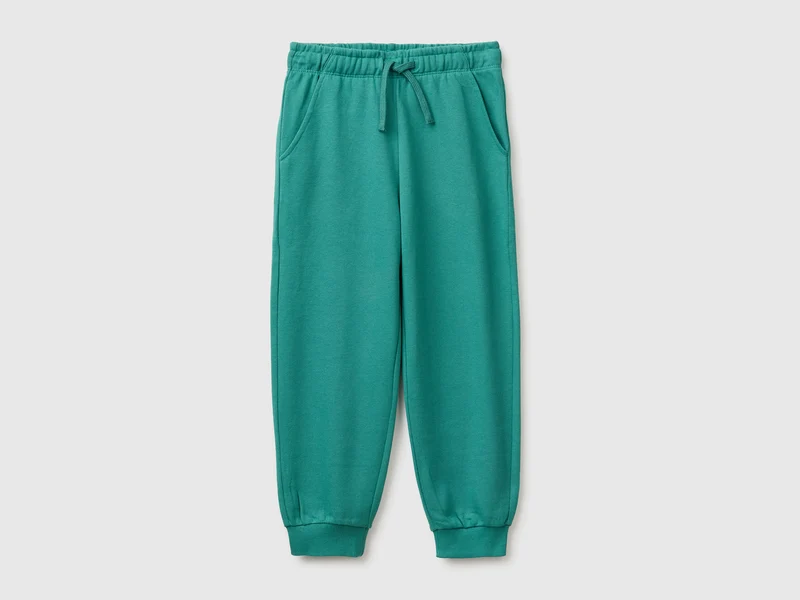 Joggers in felpa 100% cotone