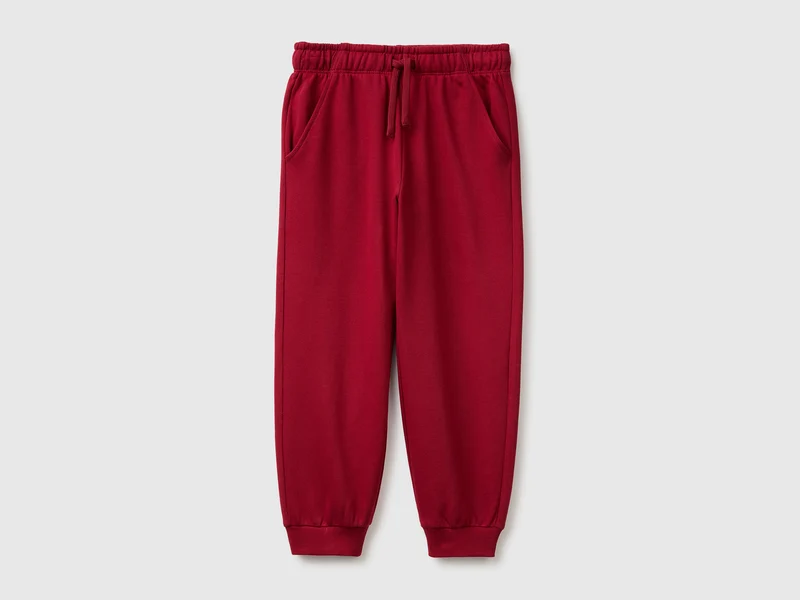 Joggers in felpa 100% cotone