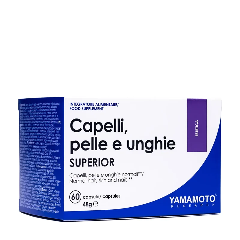 Capelli, pelle e unghie SUPERIOR 60 capsule YAMAMOTO